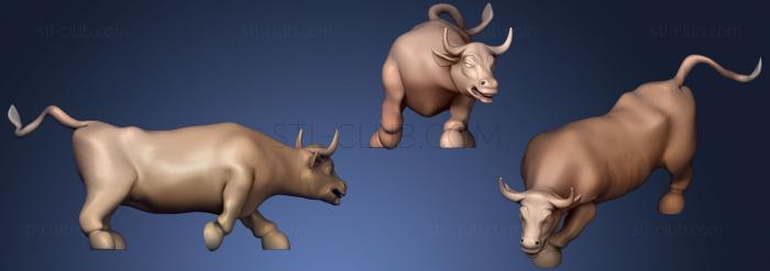 3D model Charging Bull (STL)